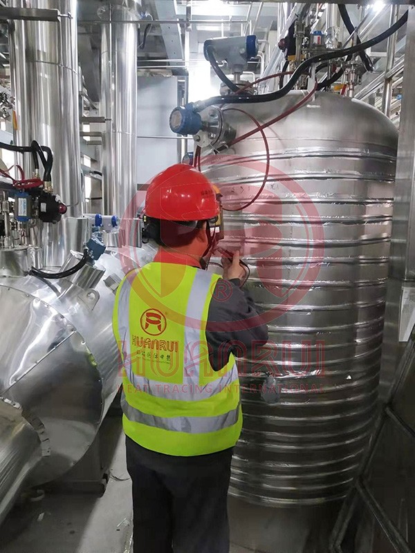 System śledzenia ciepła Huanrui pomaga firmie Nanda Optoelectronics w produkcji kluczowych gazów specjalnych