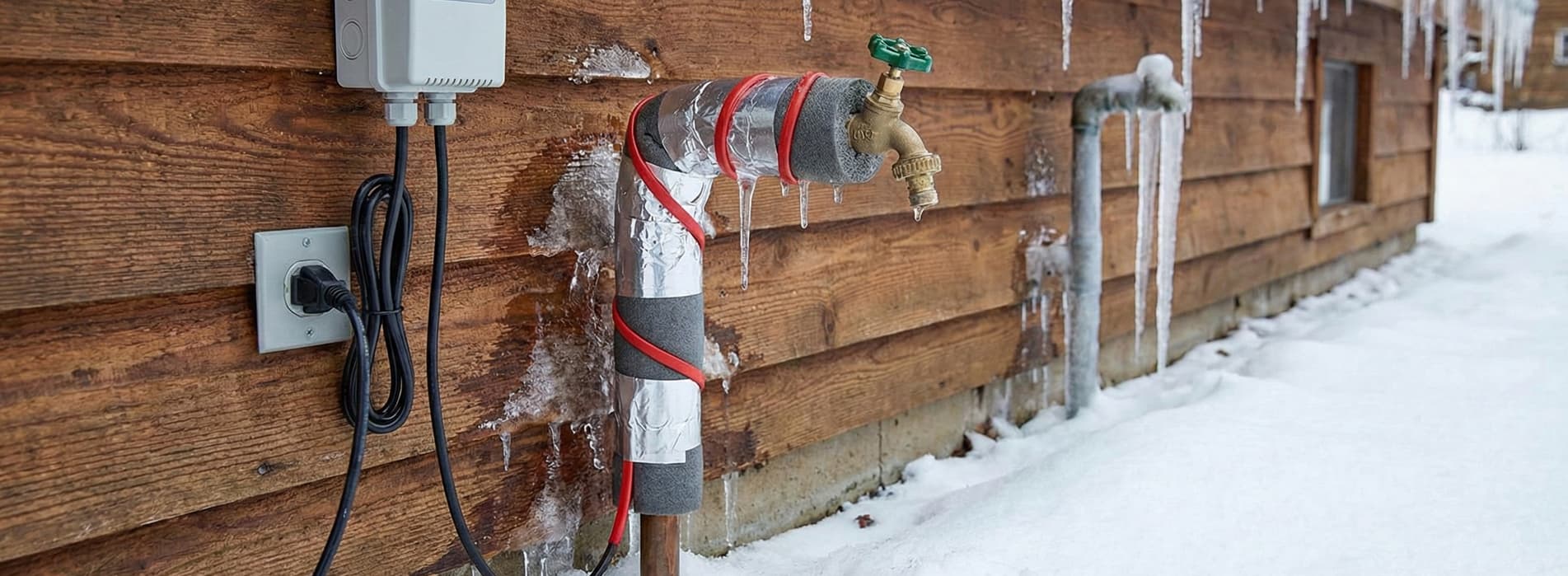 Kabel grzejny do rur przeciw zamarzaniu