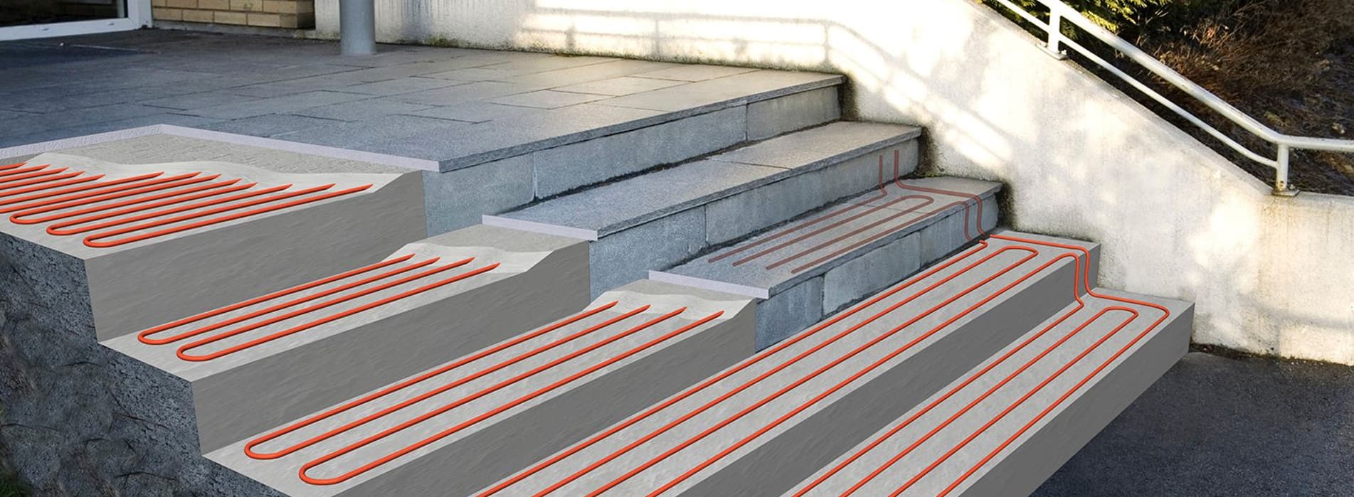 Kabel i mata grzewcza do topienia śniegu