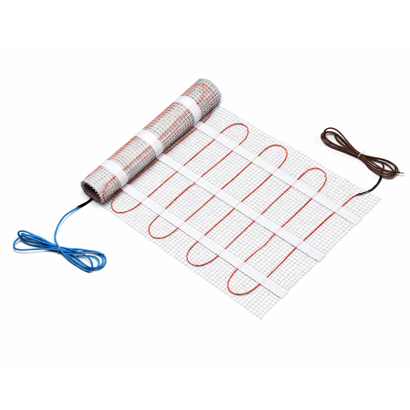 Niestandardowa, jednoprzewodowa mata grzewcza pod płytki